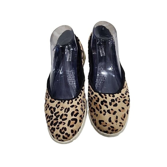 Skechers 136205/LPD On The Go Dreamy Womens Ballet flats Man Made Leopard Fur 8 - Picture 1 of 8